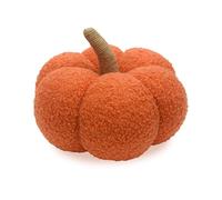 Benross 9" Soft Pumpkin Decoration/Autumn & Halloween Seasonal Home Décor/Plush Teddy Fabric (Orange)