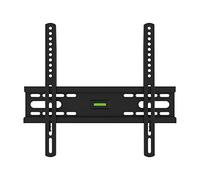 Benross 47079 Fixed TV Bracket Wall Mounted Holds TV 17"-42", 40kg Load, Fixed, Spirit Level, Black