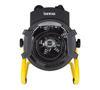 BENROSS Hot & Cool Fan Heater - Black & Yellow, Yellow,Black
