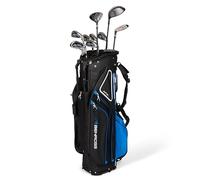 Benross HTX2 Golf Clubs Full Set with Cart Bag, Driver, Fairway Wood, Hybrid, Irons 5-SW, Mallet Putter - Graphite & Steel Shafts, All-Weather Grips, Trolley Bag- Golf Club Sets for Men