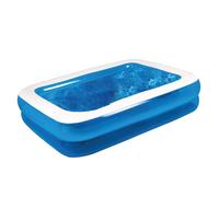 Benross Inflatable Family Paddling & Swimming Pool/Easy Setup & Drainage / 780 Litre Capacity/Durable Air-Filled Sidewalls/Simple Safe Filtration/Blue Colour