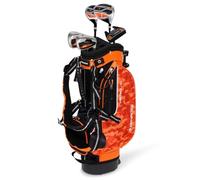 Benross Junior Aero Golf Package Set Age 5-7 - 5-Piece Kids Golf Club Set with Lightweight Stand Bag, Graphite Shafts & Headcovers - Orange