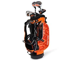 Benross Junior Aero Golf Package Set Age 5-7 - 5-Piece Kids Golf Club Set with Lightweight Stand Bag, Graphite Shafts & Headcovers - Orange