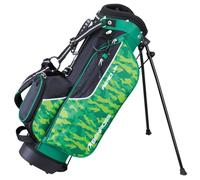 Benross Junior Aero Golf Stand Bag Age 7-9 - Lightweight Kids Golf Bag with Stand, 4-Way Divider, Dual Padded Straps & Rain Hood - Green