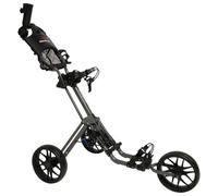 BENROSS Slider 2.0 3 Wheel Push Trolley - Lightweight Golf Cart with Adjustable Handle & Compact Fold Design - Easy-Manoeuvre Golf Trolley for Course Transport & Storage