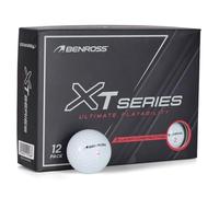 BENROSS XT Series Golf Balls 12 Pack - White with High-Energy Core, 332 Dimple Pattern for Extended Flight, Anti-Side Spin Mantle & Soft Surlyn Cover - USGA/R&A Compliant 3-Layer Construction