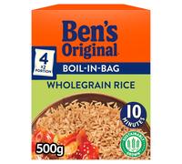 Ben's Original Boil-In-Bag Wholegrain Rice 4 Bags 500g