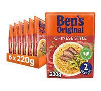 BEN'S ORIGINAL Chinese Style Microwave Rice, Bulk Multipack 6 x 220g pouches
