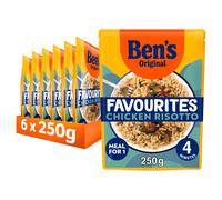 Ben's Original Favourites Risotto Chicken and Mushrooms Ready Meal Pouch, Bulk Multipack 6 x 250g