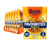 Ben's Original Favourites Risotto Paella Ready Meal Pouch, 6 x 250g