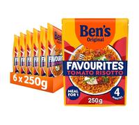 Ben's Original Favourites Risotto Tomato and Italian Style Herbs Ready Meal Pouch, Bulk Multipack 6 x 250g