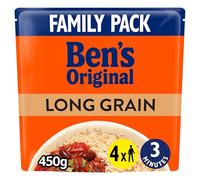 Ben's Original Long Grain Microwave Rice Pouch Family Pack 450g