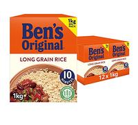 Ben's Original Long Grain Rice, Bulk Multipack 12 x 1kg boxes (Total 12kg)