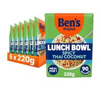 Ben's Original Lunch Bowl Thai Style Coconut Pouch, 6 x 220g