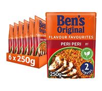 Ben's Original Peri Peri Microwave Rice, Bulk Multipack 6 x 250 g pouches