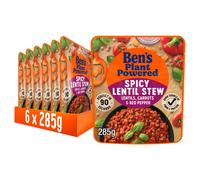 Ben's Original Plant Powered Spicy Lentil Stew, Bulk Multipack 6 x 285 g pouches