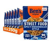 BEN'S Original RTH Street Food Spicy Indonesian Style, Bulk Multipack 6 x 250g