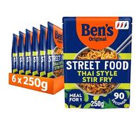 BEN'S Original RTH Street Food Thai Stir Fry Style, Bulk Multipack 6 x 250g