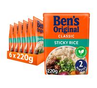 Ben's Original Sticky Rice Microwave Rice, Bulk Multipack 6 x 220g