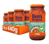 Ben's Original Sweet and Sour No Added Sugar Sauce Jar, Bulk Multipack 6 x 440g