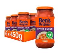 BENS ORIGINAL Sweet and Sour Sauce Jar, Bulk Multipack 6 x 450 g