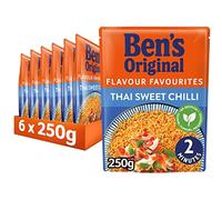 Ben's Original Thai Sweet Chilli Microwave Rice, Bulk Multipack 6 x 250 g pouches