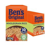 Ben's Original Wholegrain Brown Rice, Bulk Multipack 12 x 500 g boxes (Total 6 kg)