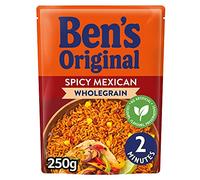 Ben's Original Wholegrain Spicy Mexican Microwave Brown Rice, Bulk Multipack 6 x 250 g pouches