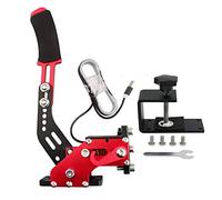 Benshuuk 3-in-1 Upgrade 4th GEN USB Handbrake Support G29 Compatible with PS5/PS4 + PC for Simracing Game Sim Rig with Clamp (Red)