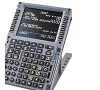 Benshuuk Boeing B737 CDU Series Aircraft Flight Simulator Mode Control Panel;B737NG CDU Simulated Flight Peripherals, Route Control for P3D ZIBO X-Plane Mordent, FMC Flight Management Computer