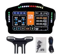 Benshuuk PC DT7 PRO Racing game dashboard For Logitech G RS50 System Base Wheel Hub With Touch Screen Function;7-Inch IPS Speed Display Sim Dashboard With 26 LED Beads (For RS50 Racing Wheel)