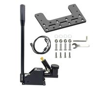 Benshuuk PC USB Racing Games Hydraulic Handbrake SIM For Thrustmaster/Logitech/SIMAGIC/FANATEC/MOZA ;Simulator Sequential Shifter High-precision Hall Sensor (Black-1)