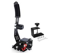 Benshuuk Upgraded PC Vibration Module Linear Handbrake For Logitech G25 G27 G29 G920 G923 Pro RS50;For Thrustmaster T500RS T300RS TGT Series PXN V99/V12/V10 Ultra Steering Wheel (Black, With Clamp)