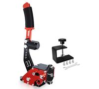 Benshuuk Upgraded PC Vibration Module Linear Handbrake For Logitech G25 G27 G29 G920 G923 Pro RS50;For Thrustmaster T500RS T300RS TGT Series PXN V99/V12/V10 Ultra Steering Wheel (Red, With Clamp)