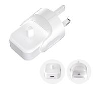 BENSN 2 IN 1 Wall Mounted Charger Station Compatible with Braun Oral-B Electric Toothbrush, 3-Pin UK Plug/USB-C, Charger Base for iO6 iO5 iO4 iO3 iO2, Genius, Vitality, Pro 3 3900 3500 3000 2500 750