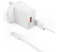 BENSN Fast Charger Compatible with Samsung Galaxy A12 A13 A14 A15 A16 5G A04S A05S A06 A25 A52 A53 A54 A55 A56 S10 S9 S8 S25 S24 S23 S22 S21 S20 18W Phone Plug and 1.5M Type C Cable