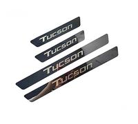 BENSOI 4Pcs Stainless Steel Car Door Sill Scuff Plate Guard Sills for Hyundai Tucson 2021-2023, Automotive Door Entry Guard Protector Trim
