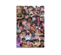 Benson Boone American Singer-Songwriter Musical Figures Spliced PostersFamous Film And Television Figures Pop Music Figures Poster Decoration Canvas Art Decoration Print Signature Photo Living Room Ho