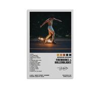 Benson Boone Fireworks & RollerbladesWaterproof Posters Wall Art Posters Waterproof Home Printing Moisture-proof Easy to Install And Fade ResistantUnframe-style24x36inch(60x90cm)
