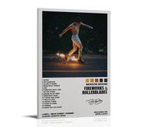 Benson Boone Fireworks & RollerbladesWaterproof Posters Wall Art Posters Waterproof Home Printing Moisture-proof Easy to Install And Fade ResistantFrame-style24x36inch(60x90cm)