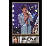 Benson Boone Portrait Printed Signed Poster Print - Singer Concert Performance Wall Art - Autograph Style Music Memorabilia - Collectible for Fans & Memorabilia Enthusiast, A4 Poster Print (297x210mm)