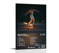 Benson Boone Poster Music Poster Fireworks & Rollerblades Album Cover Posters Poster Wall Art Canvas Posters Room Decorative Aesthetic Poster Print Decor Posters 12x18inch(30x45cm) Frame-style