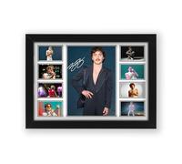 Benson Boone Signed Poster Print- Limited Edition Autograph Fan Gift - Collectible Memorabilia Merchandise (Framed, A4 (30x20cm))
