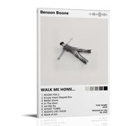 Benson Boone Walk Me Home Anti Splash Art Posters Living Room And Bedroom Hanging Paintings Suitable for Multiple Scenarios No Need for Punching Easy to Install Suitable for Gifts And Personal UseFram