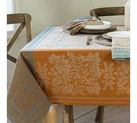 Benson Mills (150cm X 260cm Rectangular, Taupe) Gathering Engineered Jacquard Tablecloth (150cm X 260cm Rectangular, Taupe) For Harvest, Fall and Thanksgiving