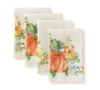 Benson Mills Fabric Napkin Set, Décor for Fall, Harvest, and Thanksgiving Napkins (Heritage Harvest Set of 4 Napkins 18" x 18")