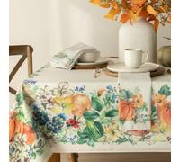 Benson Mills Fabric Table Cloth, Décor for Fall, Harvest, and Thanksgiving Tablecloth (Heritage Harvest 60" x 144" Rectangular)
