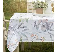 Benson Mills Spillproof Spring/Summer Durable Heavyweight Fabric Indoor Outdoor Tablecloth, Washable Table Cloth for Rectangle Tables, Picnic/Patio Table Covers (60" x 120" Rectangular, Botanica)