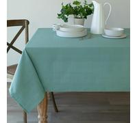 Benson Mills Textured Fabric Table Cloth, for Everyday Home Dining, Parties, Weddings & Spring Holiday Tablecloths (60" x 104" Rectangular, Nile Blue)