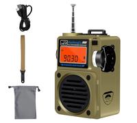 BENSS Portable Radio Battery Operated, AM FM Radio Pocket Small Radio Mini Receiver with 1000mAh Rechargeable Battery, for Indoor, Outdoor and Emergency Use